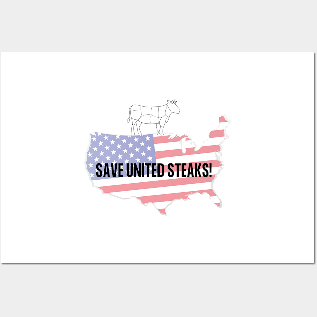 Save United Seaks Wall Art by VeganShirtly